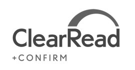 CLEARREAD + CONFIRM