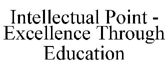 INTELLECTUAL POINT - EXCELLENCE THROUGH EDUCATION