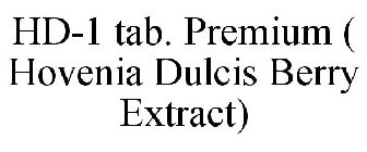 HD-1 TAB. PREMIUM ( HOVENIA DULCIS BERRY EXTRACT)