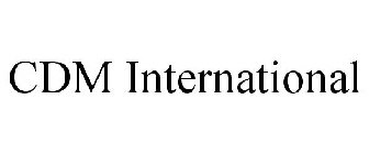 CDM INTERNATIONAL