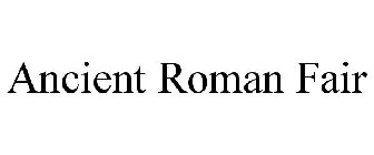 ANCIENT ROMAN FAIR