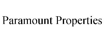 PARAMOUNT PROPERTIES