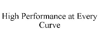 HIGH PERFORMANCE AT EVERY CURVE