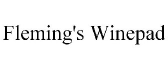 FLEMING'S WINEPAD