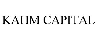 KAHM CAPITAL