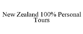 NEW ZEALAND 100% PERSONAL TOURS