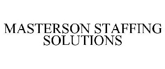 MASTERSON STAFFING SOLUTIONS