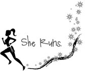 SHE RUNS.
