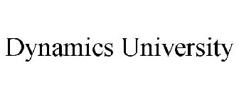 DYNAMICS UNIVERSITY