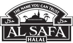 THE NAME YOU CAN TRUST AL SAFA HALAL