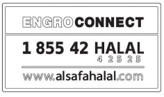 ENGROCONNECT 1 855 42 HALAL 4 2 5 2 5 WWW.ALSAFAHALAL.COM