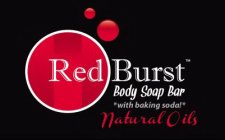 RED BURST BODY SOAP BAR *WITH BAKING SODA!* NATURAL OILS