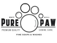 PURE PAW PREMIUM QUALITY CANINE CARE FINE SOAPS & WASHES EST. 2011