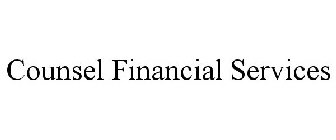 COUNSEL FINANCIAL SERVICES