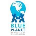 B L U E PLANET PROTECTED BY REPUBLIC SERVICES