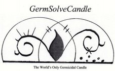 GERMSOLVECANDLE THE WORLD'S ONLY GERMICIDAL CANDLE