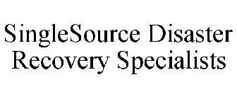 SINGLESOURCE DISASTER RECOVERY SPECIALISTS