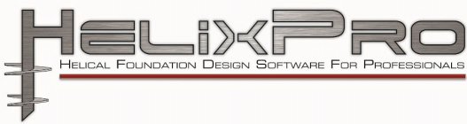 HELIXPRO HELICAL FOUNDATION DESIGN SOFTWARE FOR PROFESSIONALS