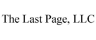 THE LAST PAGE, LLC