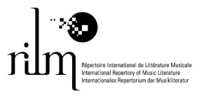 RILM RÉPERTOIRE INTERNATIONAL DE LITTÉRATURE MUSICALE INTERNATIONAL REPERTORY OF MUSIC LITERATURE INTERNATIONALES REPERTORIUM DER MUSIKLITERATUR