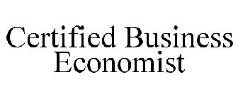 CERTIFIED BUSINESS ECONOMIST