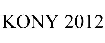 KONY 2012