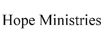 HOPE MINISTRIES