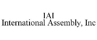 IAI INTERNATIONAL ASSEMBLY LLC