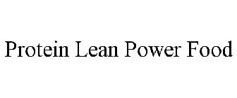 PROTEIN LEAN POWER FOOD