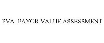 PVA- PAYOR VALUE ASSESSMENT