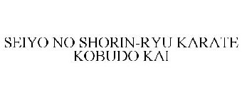 SEIYO NO SHORIN-RYU KARATE KOBUDO KAI