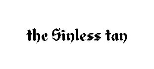 THE SINLESS TAN