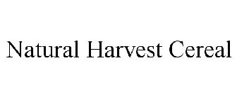 NATURAL HARVEST CEREAL