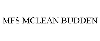 MFS MCLEAN BUDDEN