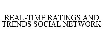 REAL-TIME RATINGS AND TRENDS SOCIAL NETWORK