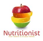 NUTRITIONIST YOUR HEALTH IN YOUR HANDS