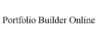 PORTFOLIO BUILDER ONLINE