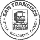 SAN FRANCISCO STYLE SOURDOUGH EATERY SAN FRANCISCO STYLE SOURDOUGH EATERY ESTABLISHED IN 1999