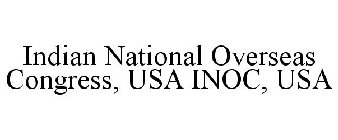 INDIAN NATIONAL OVERSEAS CONGRESS, USA INOC, USA