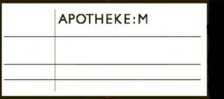 APOTHEKE:M