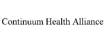 CONTINUUM HEALTH ALLIANCE