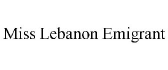 MISS LEBANON EMIGRANT