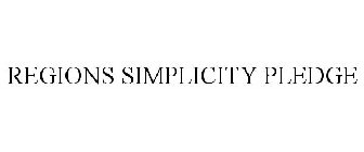 REGIONS SIMPLICITY PLEDGE