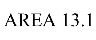 AREA 13.1