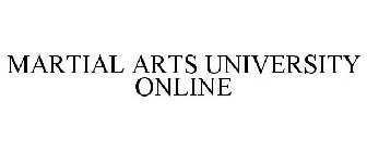 MARTIAL ARTS UNIVERSITY ONLINE