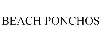 BEACH PONCHOS