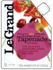 THIS IS OUR MILD OLIVE AND SUN-DRIED TOMATO TAPENADE IT'S BLISS! ADD ZIP TO YOUR SANDWICHES, PIZZAS, HORS D'OEUVRE AND BBQ! LEGRAND GRAND TAPENADES