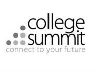 COLLEGE SUMMIT CONNECT TO YOUR FUTURE