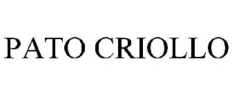 PATO CRIOLLO