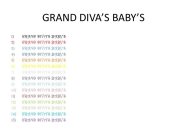 GRAND DIVA'S BABY'S